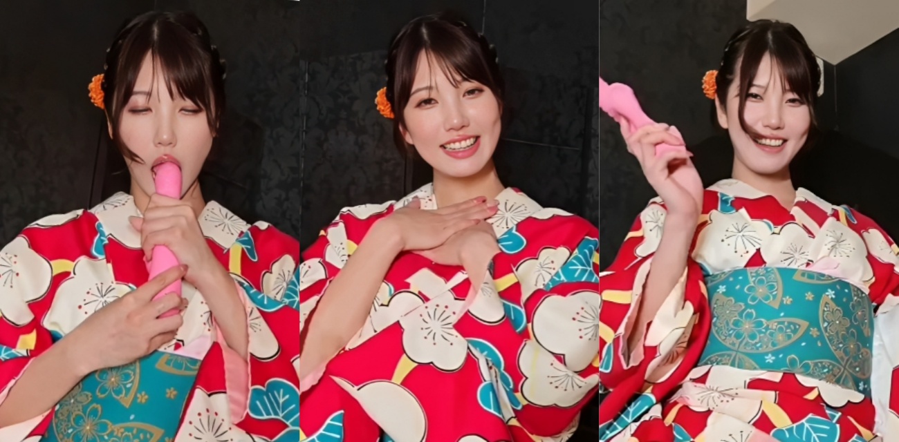 日本超美福利姬【香月怜】最新私拍，身穿和服发情自慰，震动棒猛插嫩穴爽到高潮淫汁四溅